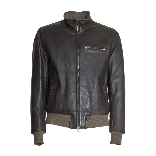 Stewart , Dark Brown Jacket Coat for Men ,Brown male, Sizes: