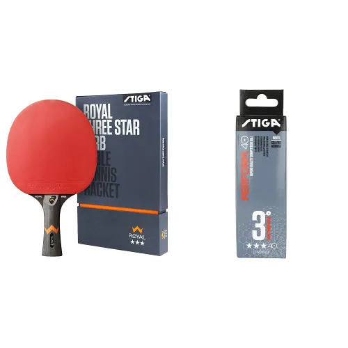 Stiga Royal 3-Star Table Tennis Ping Pong Bat