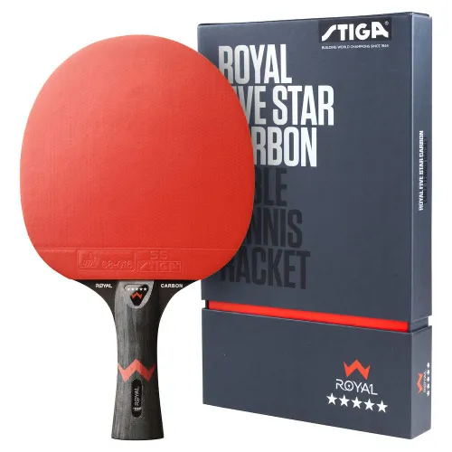 Stiga Royal 5-Star Table Tennis Pro Carbon Ping Pong Bat
