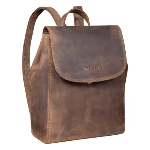 STILORD "Hazel" Womens Backpack Handbag Leather Vintage