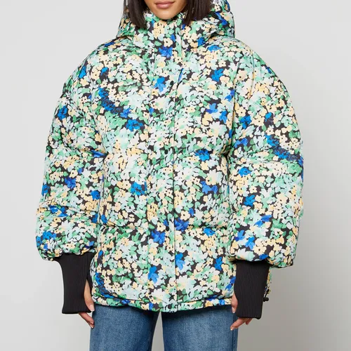 Stine Goya Elaina Floral-Print Recycled Shell Puffer Jacket