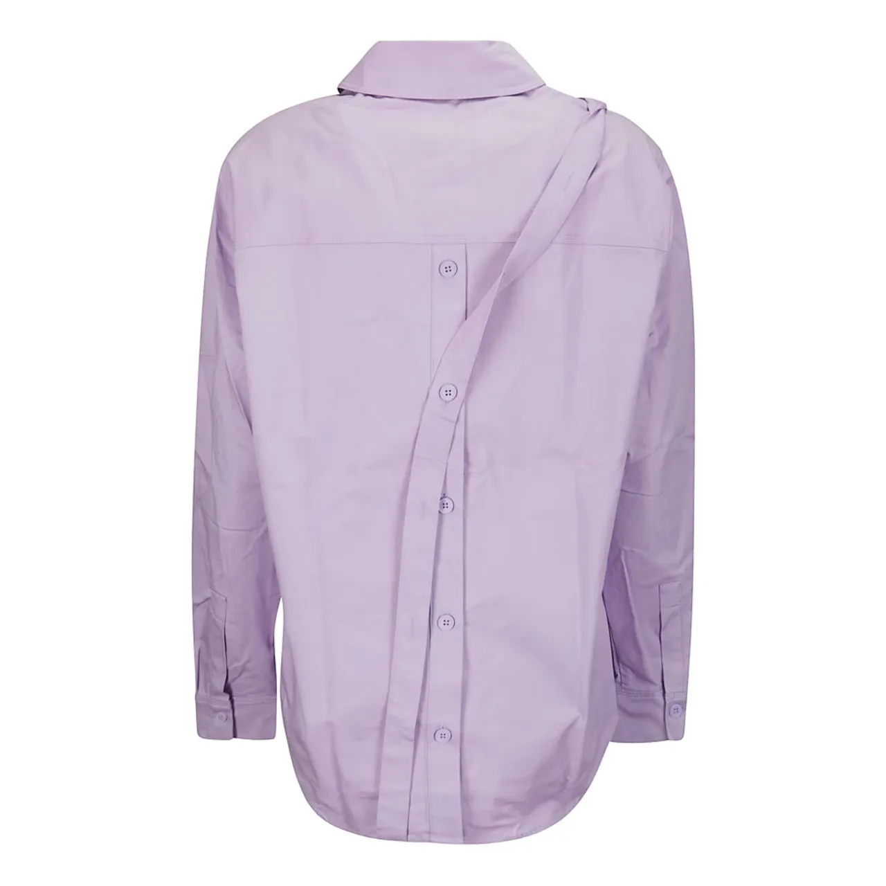 Stine Goya , Martina Solid Poplin Shirt ,Purple female, Sizes: