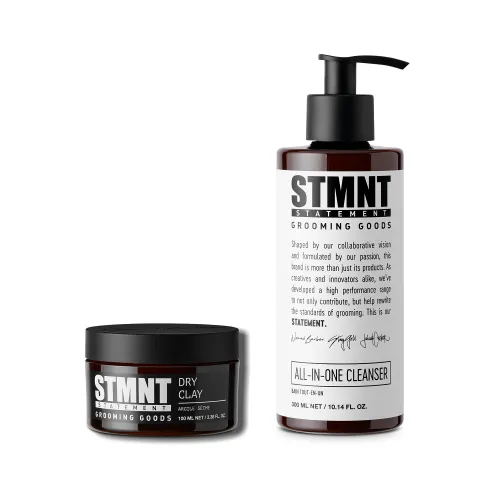 STMNT Grooming Goods All-In-One Daily Cleanser 300ml + Dry