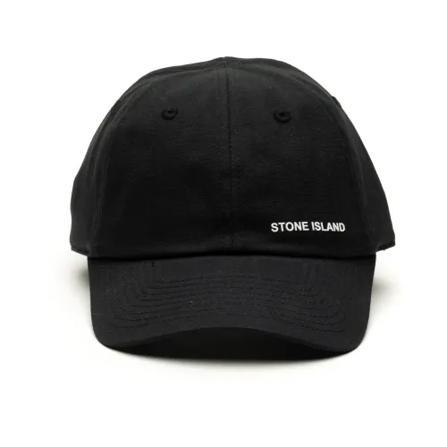 Stone Island , Black Hats Cappello Style ,Black male, Sizes: ONE