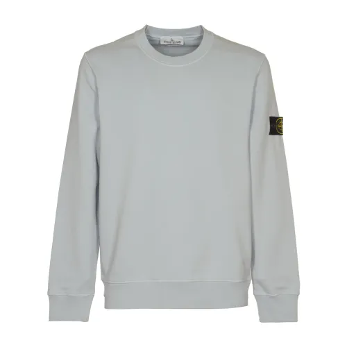Stone Island , Blue Sweaters for Men ,Blue male, Sizes: