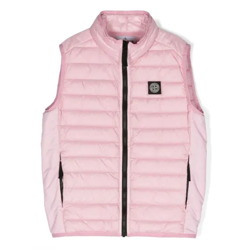 Stone Island , Boys Clothing Knitwear Pink Ss24 ,Pink male, Sizes: