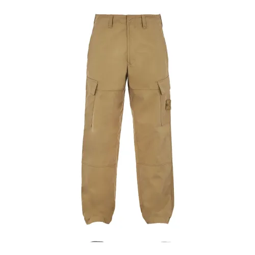 Stone Island , Cargo Pants Regular Fit ,Brown male, Sizes: