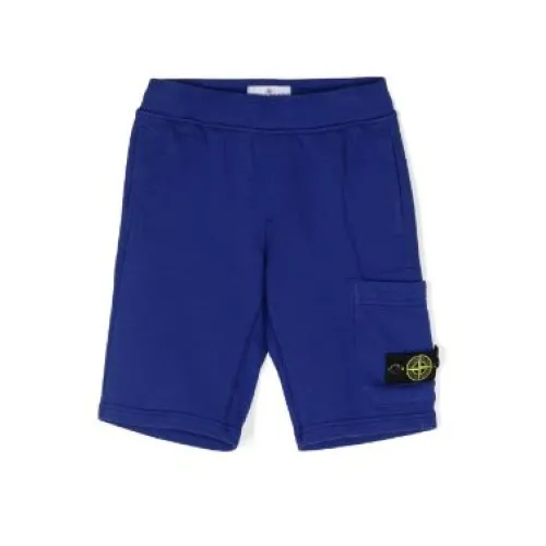 Stone Island , Cargo Shorts ,Blue male, Sizes: