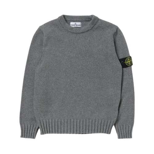 Stone Island , Dark Grey Sweater ,Gray male, Sizes: