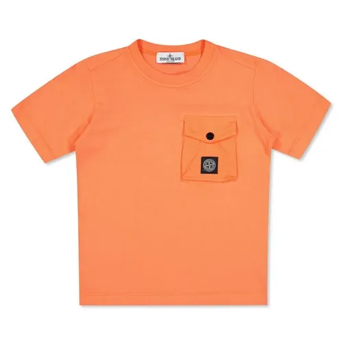 STONE ISLAND Junior Compass T-Shirt - Orange