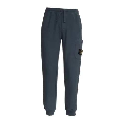Stone Island , Lead Aw23 Mens Trousers ,Blue male, Sizes: