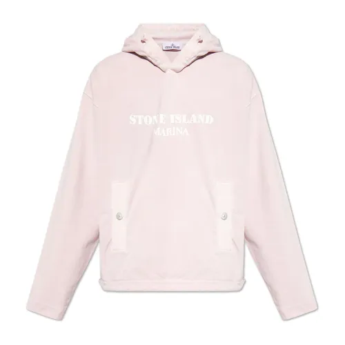 Stone Island , Marina collection sweatshirt ,Pink male, Sizes: