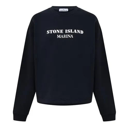 STONE ISLAND MARINA Marina Fleece Sweatshirt - Blue