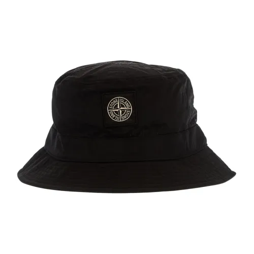 Stone Island , Men's Accessories Hats & Caps Black Ss24 ,Black male, Sizes: