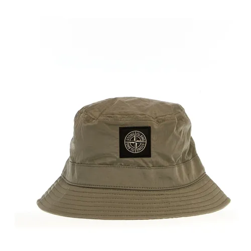 Stone Island , Men's Accessories Hats & Caps Ecru Ss24 ,Green male, Sizes:
