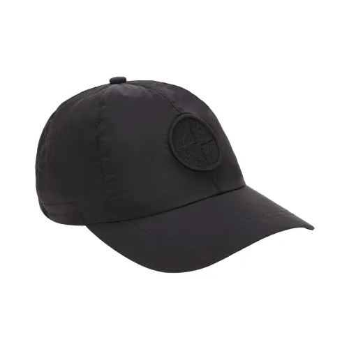 Stone Island , Metal Nylon Panel Hat in Black ,Black male, Sizes: