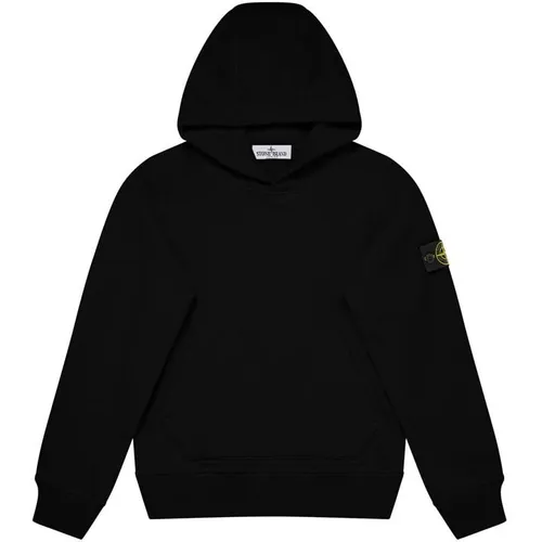 STONE ISLAND Over The Head Sweatshirt - Black