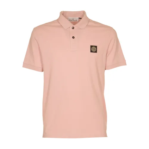 Stone Island , Pink T-shirts and Polos ,Pink male, Sizes: