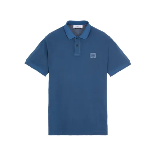 Stone Island , Polo Shirts ,Blue male, Sizes:
