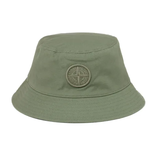 Stone Island , Stone Island Hats Green ,Green male, Sizes: