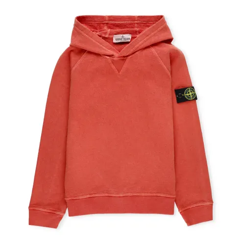 Stone Island , Stone Island Sweaters Red ,Red male, Sizes: