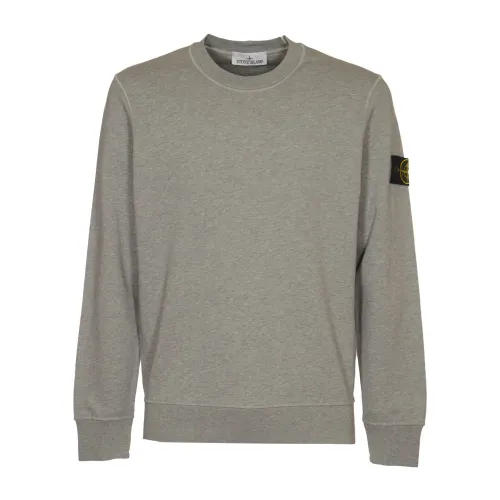 Stone Island , Stylish Sweaters ,Gray male, Sizes: