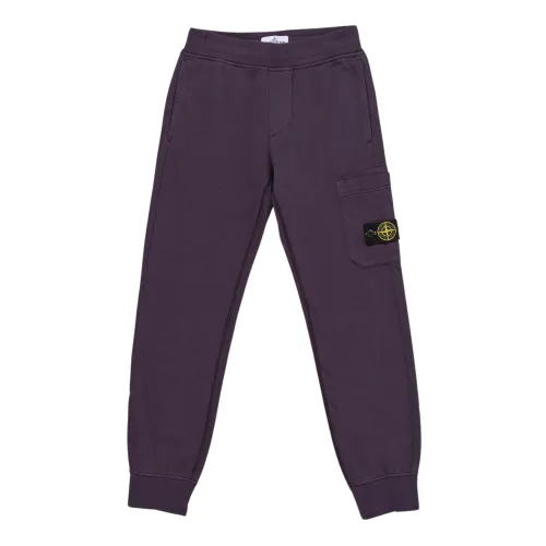 Stone Island , Sweatpants ,Purple male, Sizes: