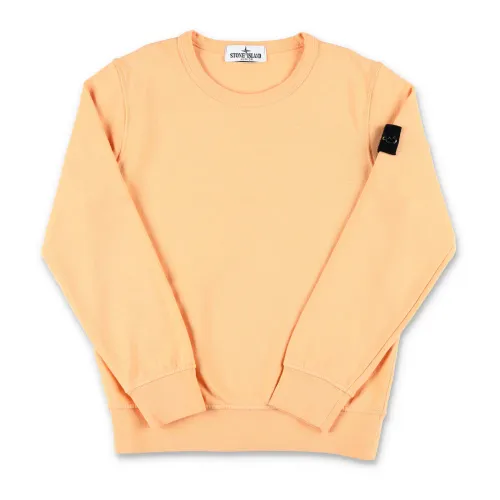 Stone Island , Sweatshirts ,Orange male, Sizes: