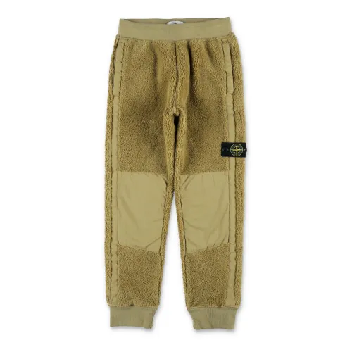 Stone Island , Teddi Pants - Stylish and Comfortable ,Yellow male, Sizes: