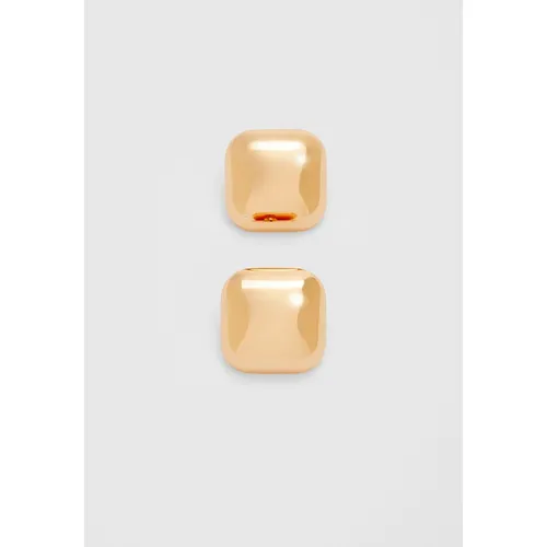 Stradivarius Chunky square earrings  Gold M