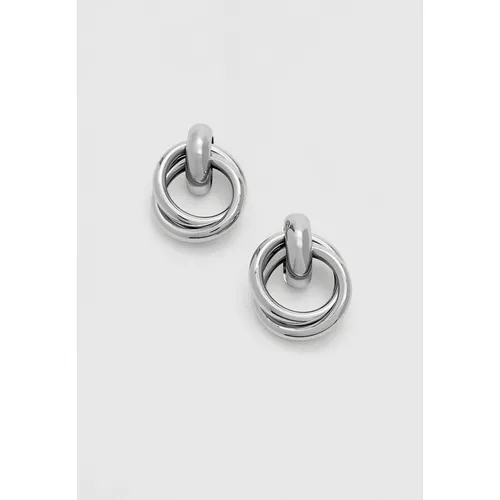Stradivarius Double-hoop earrings  Grey M