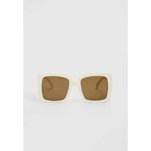 Stradivarius Square sunglasses with gradient lenses  White