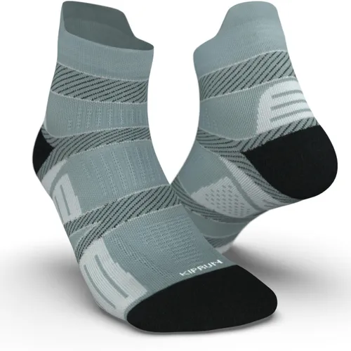 Strap Thin Running Socks - Grey