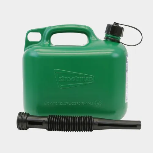 Streetwize 5L Fuel Can (Unleaded Petrol) - Green, Green