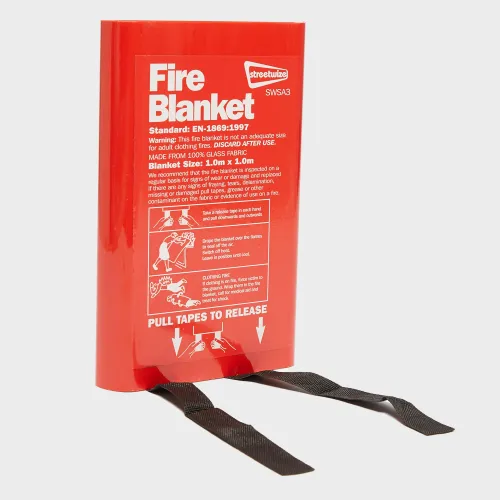 Streetwize Fire Blanket - Red, Red