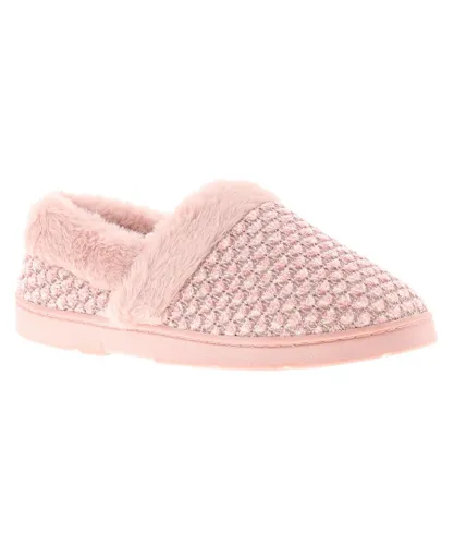 Strollers Womens Slippers Verity pink Textile