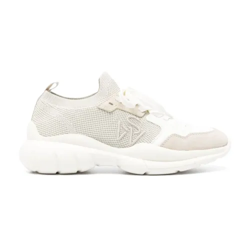 Stuart Weitzman , 5050 Sneakers White/Beige ,White female, Sizes:
