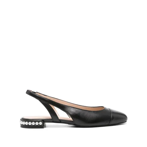 Stuart Weitzman , Black Ballerina Shoes for Women ,Black female, Sizes: