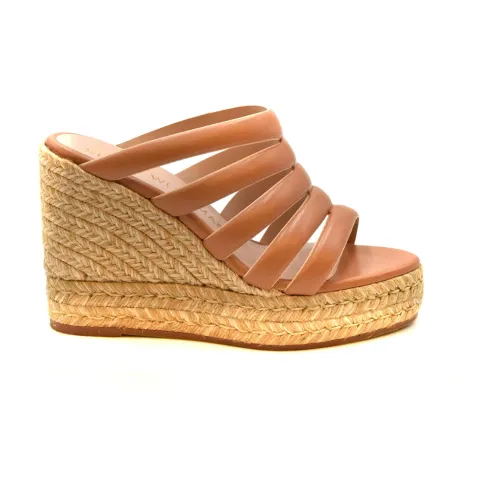 Stuart Weitzman , Elevate Your Summer Style with Wedge Sandals ,Beige female, Sizes: