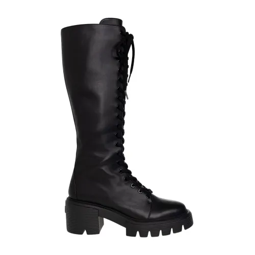 Stuart Weitzman , Soho Heeled Boots ,Black female, Sizes: