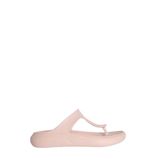 Stuart Weitzman , Stuflex T-Strap Slide Sandals ,Pink female, Sizes: