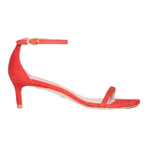 Stuart Weitzman , Women Shoes Sandals Corallo Aw22 ,Red female, Sizes: