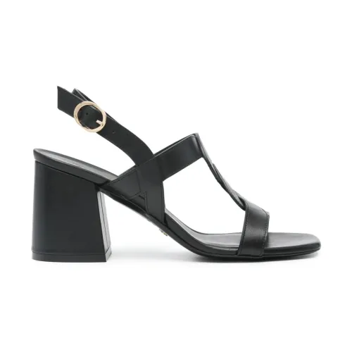 Stuart Weitzman , Womens Shoes Sandals Black Ss24 ,Black female, Sizes: