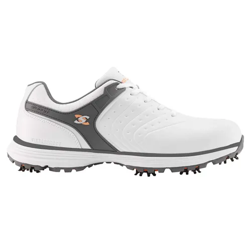 Stuburt Golf Mens Evolve Tour II Spiked Golf Shoes - White