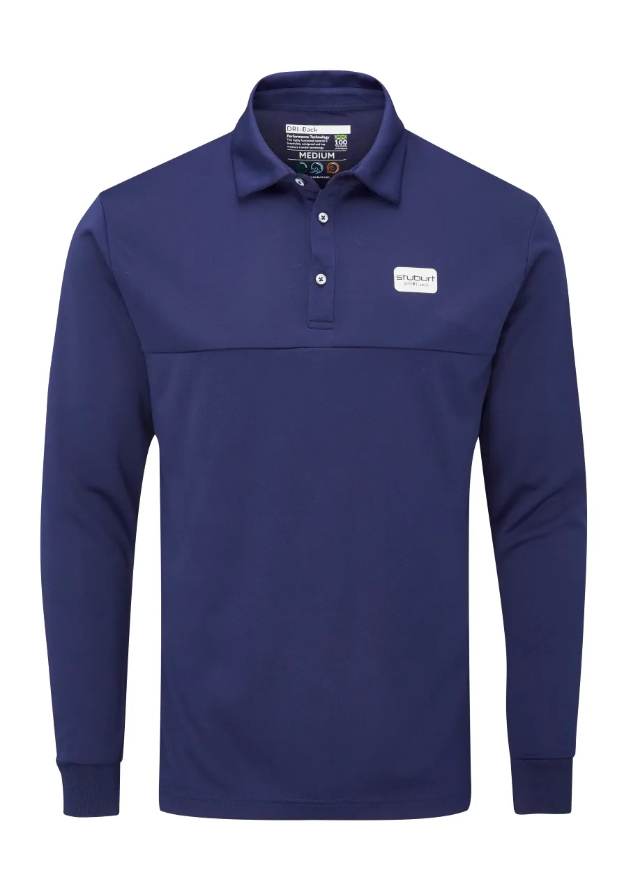 Stuburt Men's Stuburt Sport Tech Long Sleeve Polo Golf Shirt