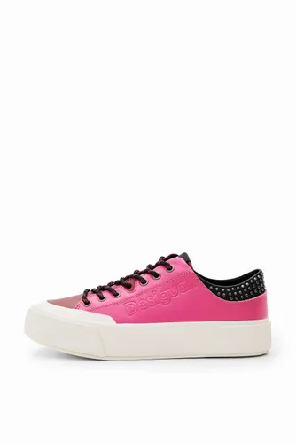 Studded platform sneakers - RED - 37