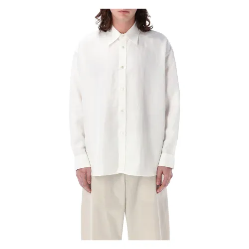 Studio Nicholson , Casual Shirts ,White male, Sizes: