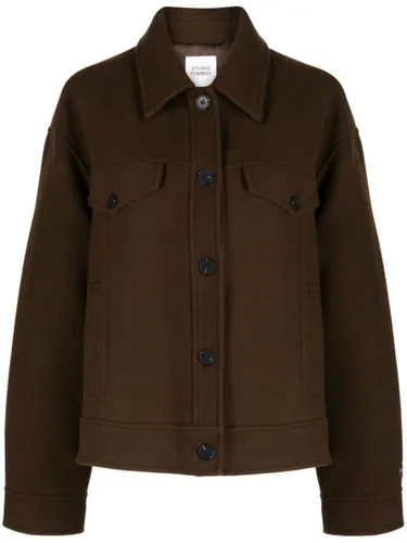STUDIO TOMBOY tailored wool-blend shirt jacket - Brown