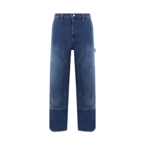 Stüssy , Blue Oversize Workwear Jeans ,Blue male, Sizes: