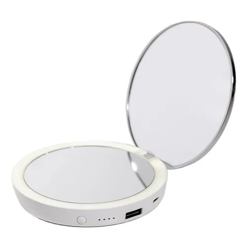 Stylpro Flip 'N' Charge Power Bank Compact Led Mirror 187G